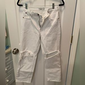 Abercrombie & Fitch White Jeans